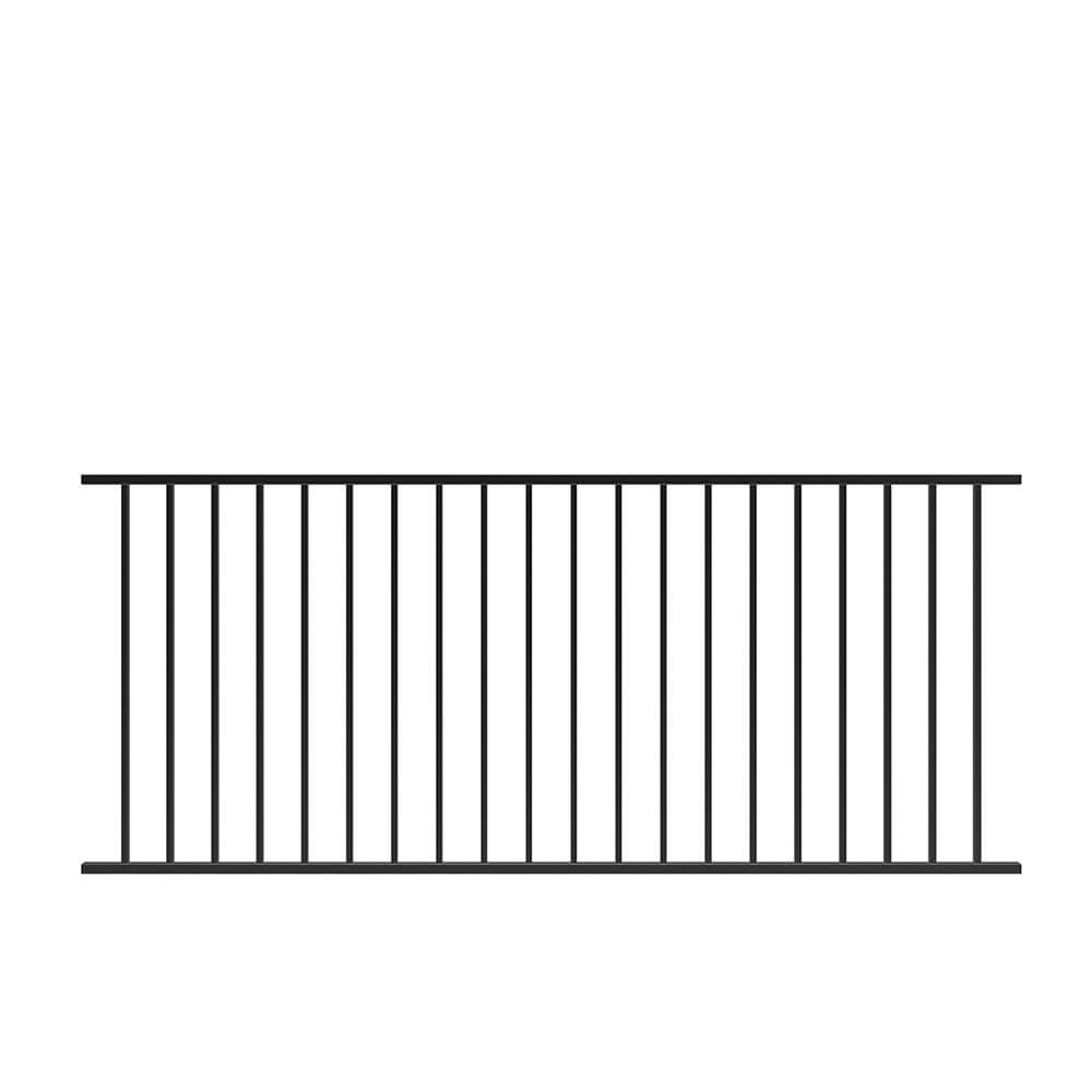 Fixed Railing Panel Black