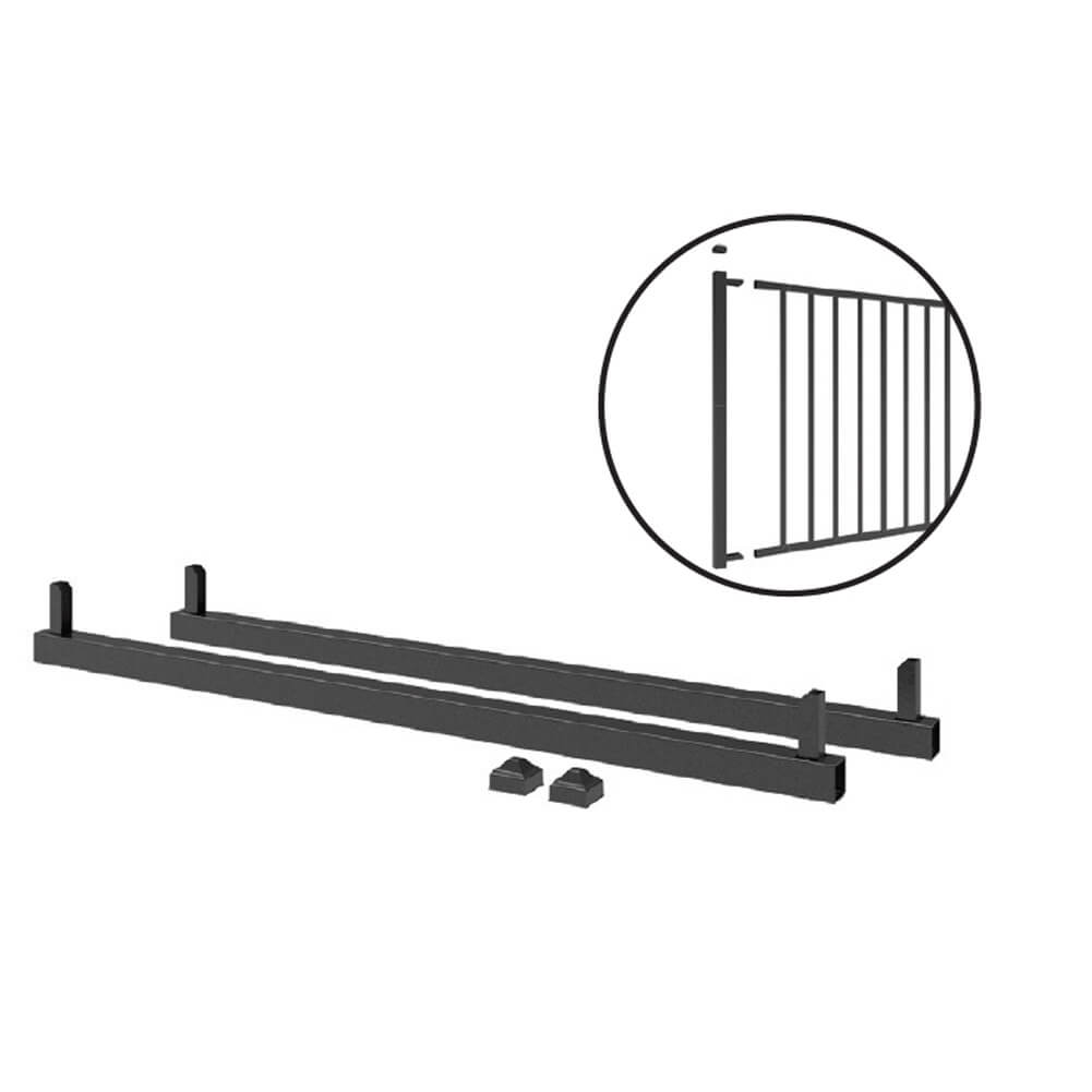 Railing Gate Kit Black