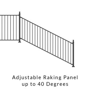 Adjustable panel up to 40 Degrees