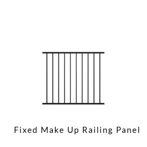 Fixed Make up Railing Panel