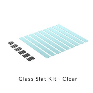 Glass Slat Kit - Clear