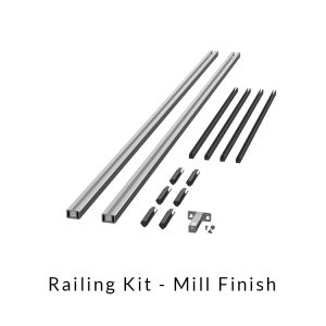 Railing Kit Bracket Mill Finish